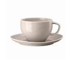 Café au Lait kop en schotel