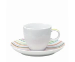 Espressokop en schotel