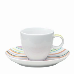 Espressokop en schotel