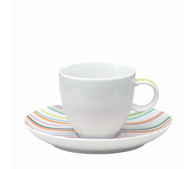Espressokop en schotel