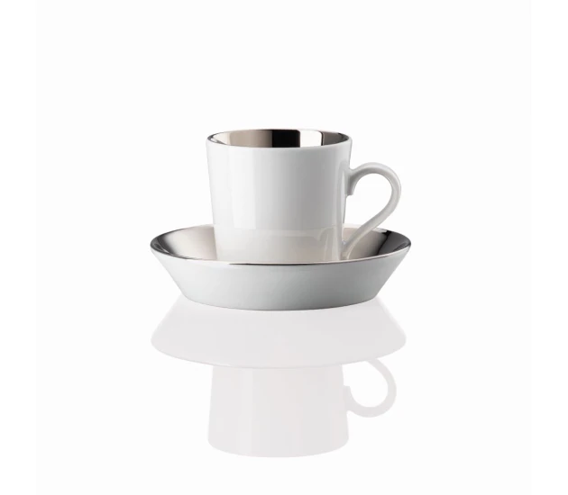Espressokop en schotel