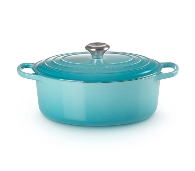 Caribbean Blue 29 cm ovaal