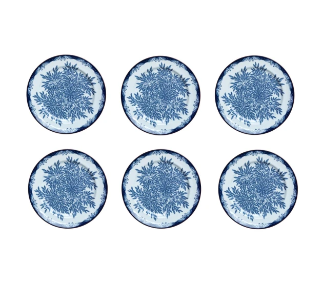 Set van 6 dinerborden