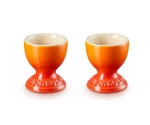 Eierdopje Oranjerood set/2