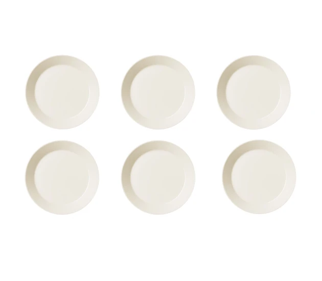 Set van 6 ontbijtborden 21 cm