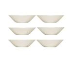 Set van 6 diepe borden 21 cm