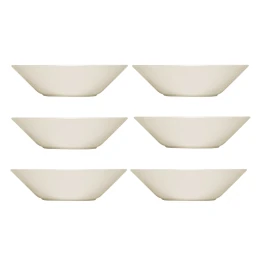 Set van 6 diepe borden 21 cm