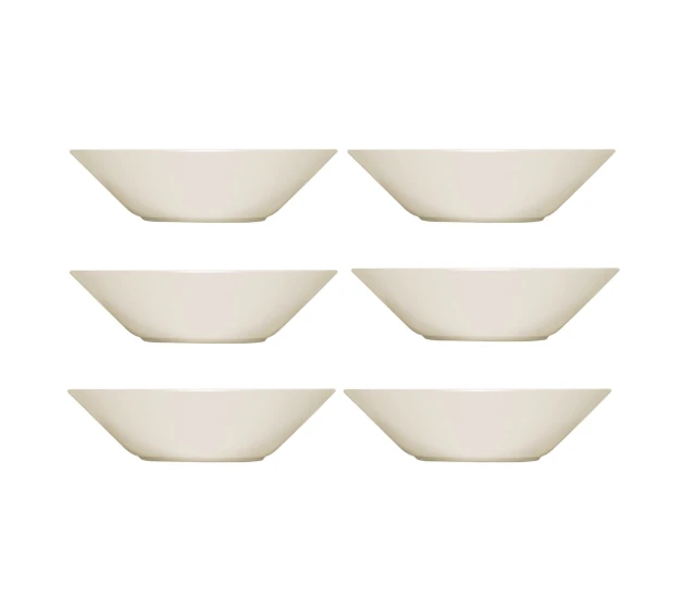 Set van 6 diepe borden 21 cm