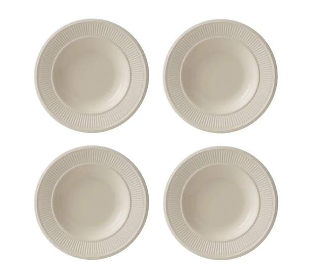 Set van 4 Diepe borden 23 cm