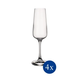 Set van vier flutes