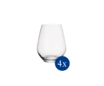 Set van vier waterglazen