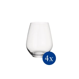 Set van vier waterglazen