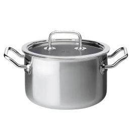 Kookpan 20 cm met glasdeksel