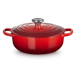 Rood Rond 24 cm laag model