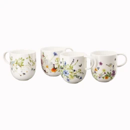 Set van 4 bekers assorti