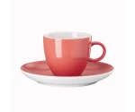 Espressokop en schotel