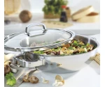 Wokpan met deksel 30 cm