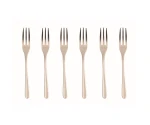 Antique Champagne Set van 6 Gebaksvorkjes