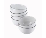 Set van zes schaaltjes